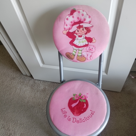 Strawberry Shortcake Other Vintage Strawberry Shortcake Stool Fold